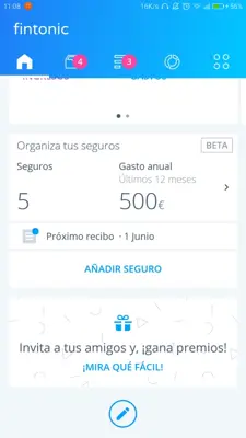 Fintonic android App screenshot 2